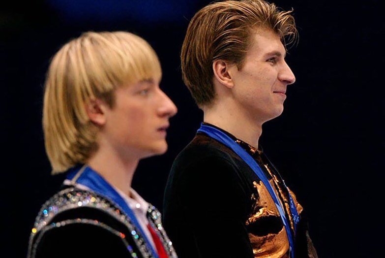 Евгений Плющенко и Алексей Ягудин