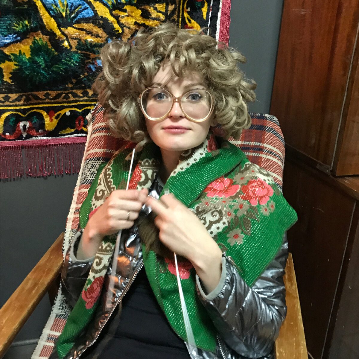 Музей СССР. Я и там нашла спицы.