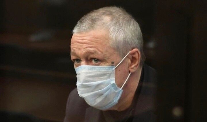     Михаил Ефремов в 2020 году в момент оглашения приговора Материалы пресс-службы