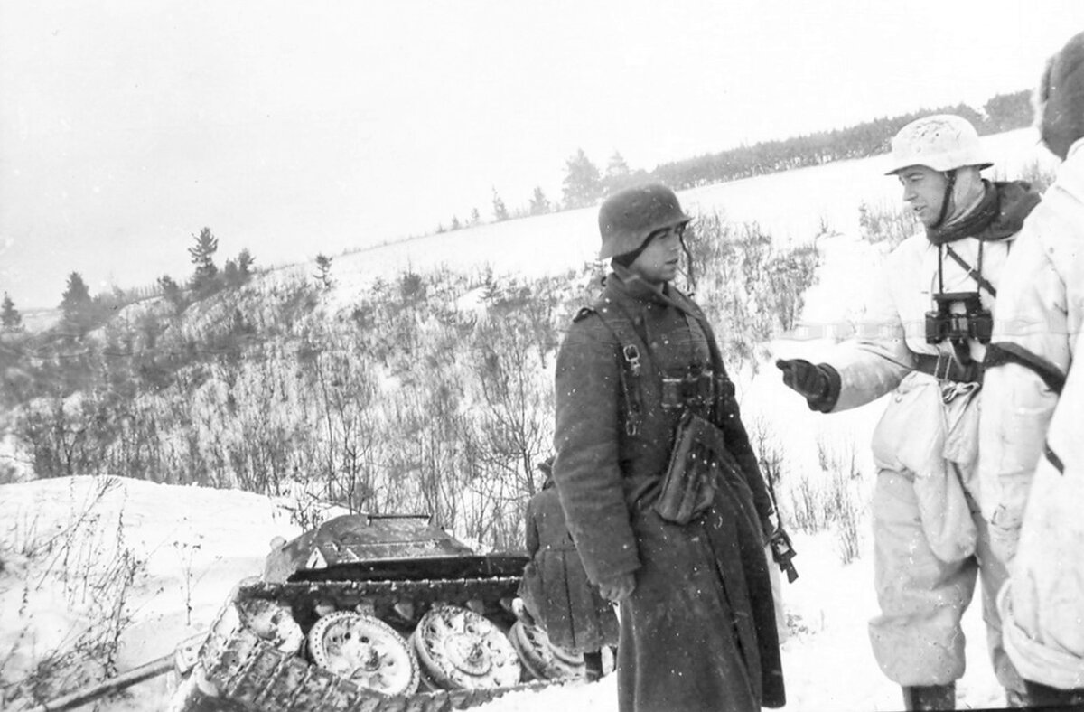 Солдаты вермахта зима 1941