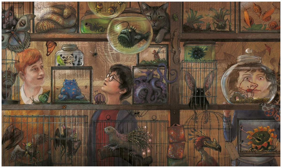 Иллюстрации Джима Кея к «Гарри Поттеру»