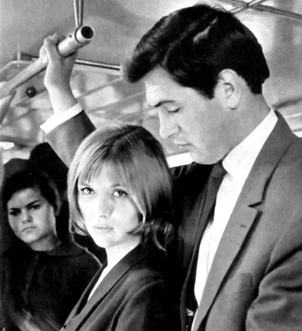 С Юрием Васильевым в фильме "Журналист" (1967)