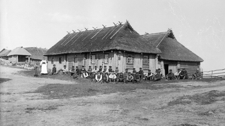 Глинки, образец курной избы