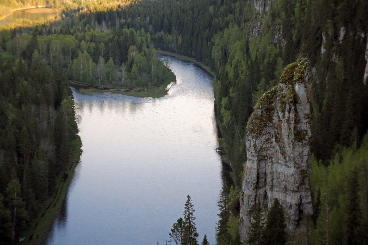 Вид на реку Усьва