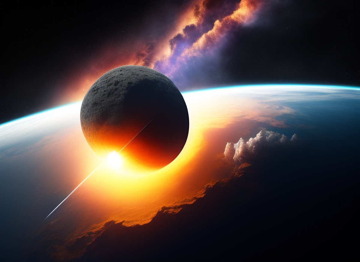 Столкновение астероида с землей