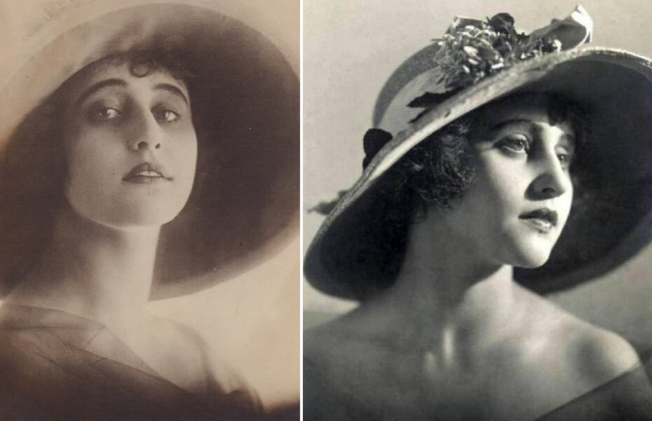 Открытки с изображением Веры Холодной. https://meshok.net/