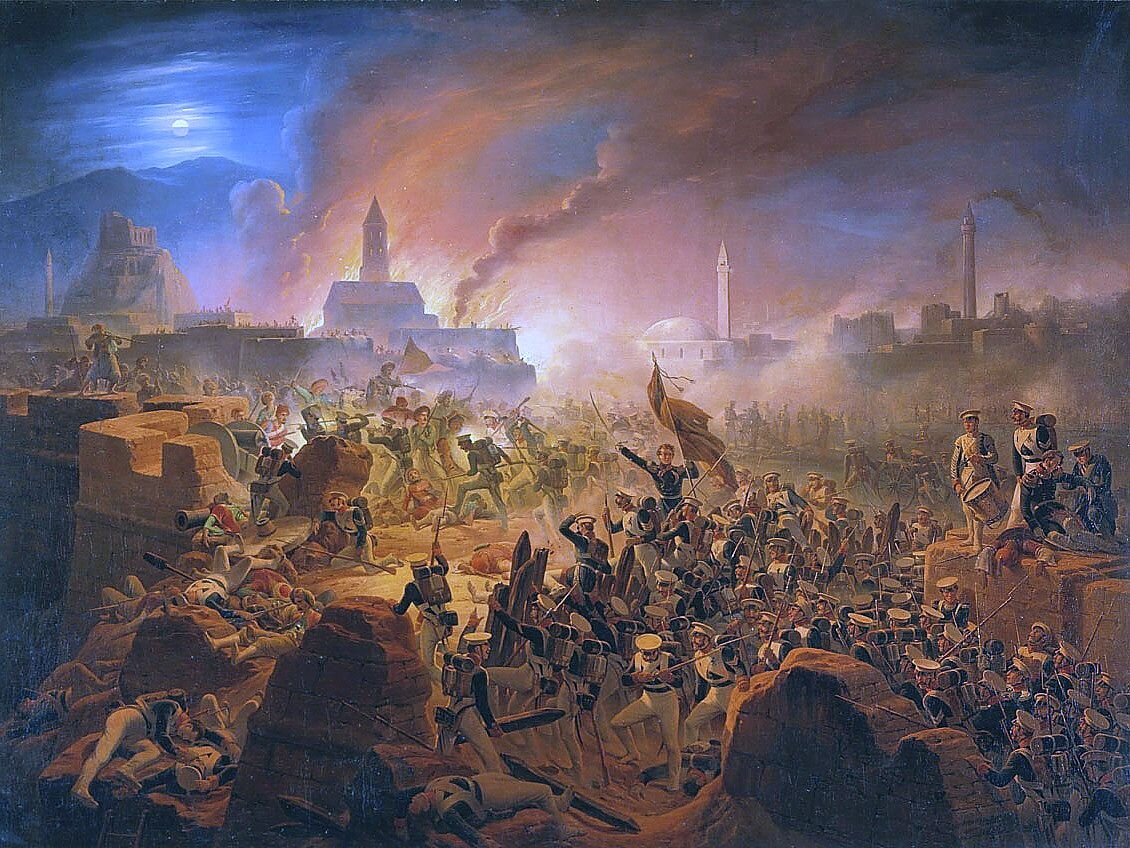 Януарий Суходольский «Ахалцихское сражение 1828 года». 