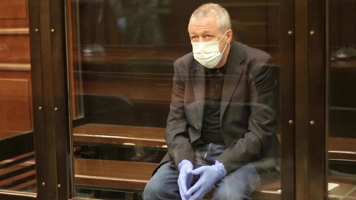    Актер Михаил Ефремов в зале заседаний Московского городского суда© РИА Новости / Пресс-служба Мосгорсуда