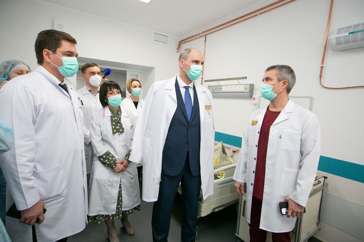    Губернатор осмотрел обновленный неврологический корпус Оренбургской больницы имени Войнова Марина Шарт