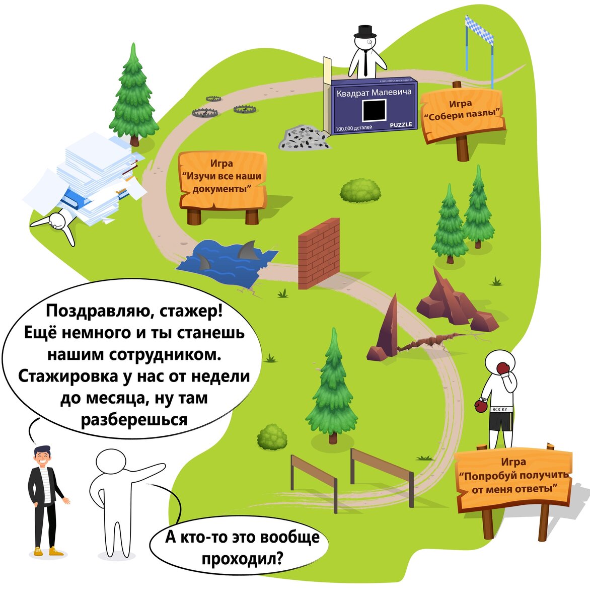 Думаем многим знакомы эти рабочие игры ;)