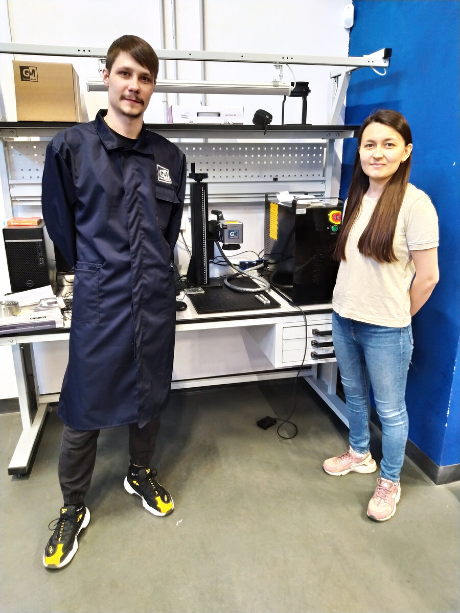 Лазерный маркер G-MARK у клиента