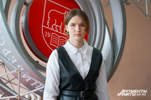   Ученица 9 класса пермской «Техно-Школы им. В. П. Савиных» Софья Леонова. Фото:  АиФ/ Татьяна Титова