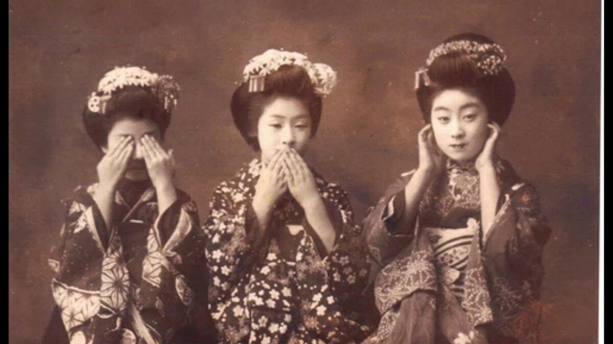      Молодые японки. Фото конца 19-го века из открытого источника