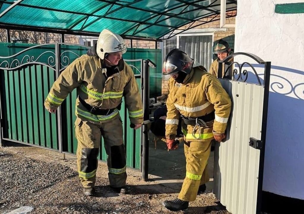    В Оренбургском районе противопожарная служба провела учения по спасению людей во время паводков