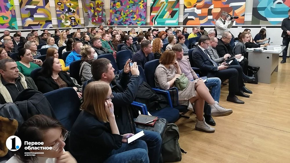 Зал Дома архитекторов был полон. Фото: ИА "Первое областное".