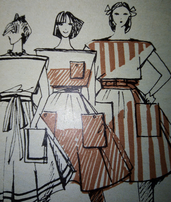 авторы оригинальной публикации - художник-модельер О. Полянская и конструктор Ю,Улыбышева