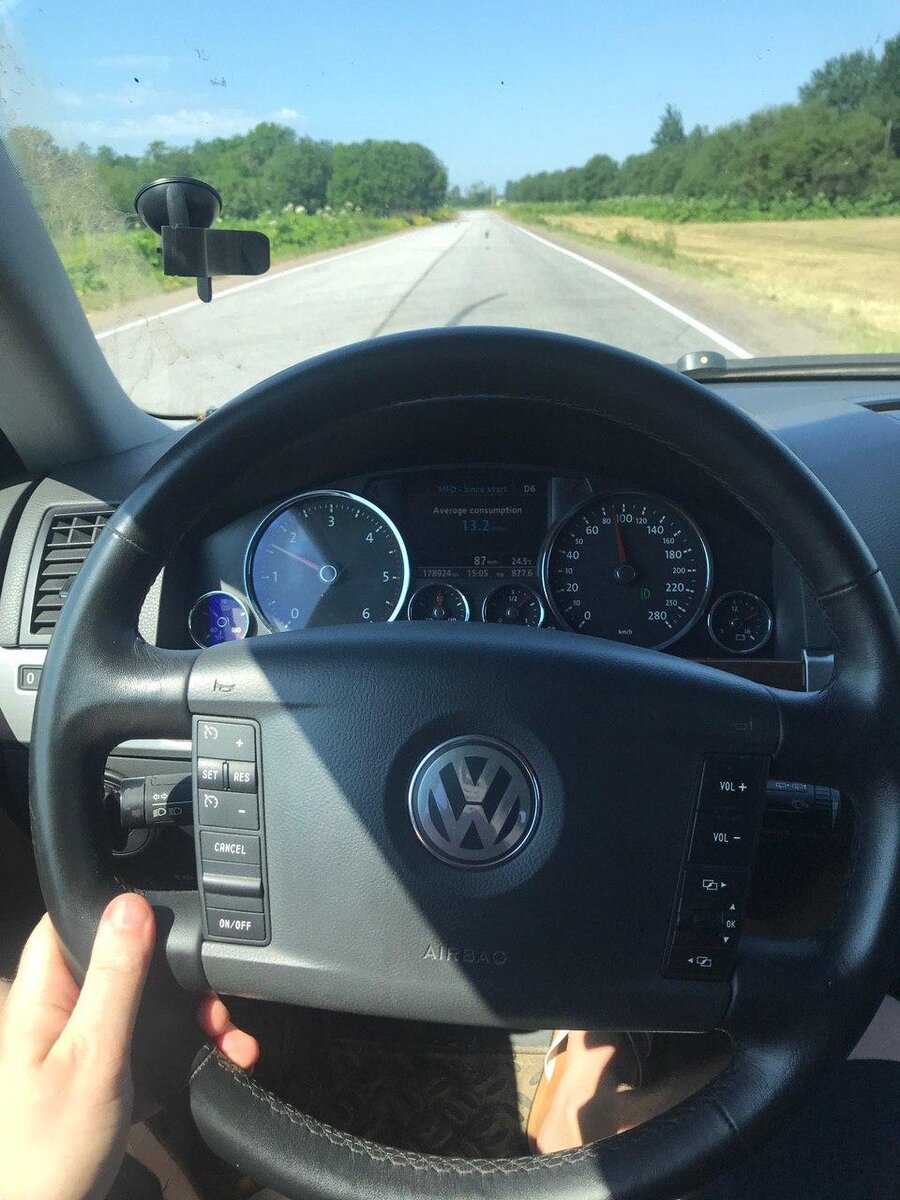 "Прямой" руль((