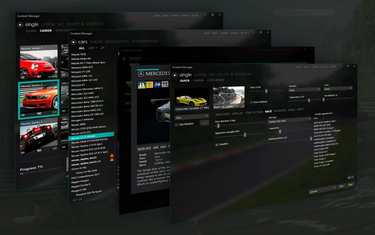 Assetto corsa content manager