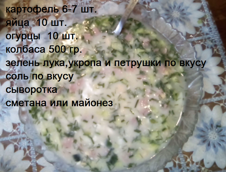 Ингредиенты