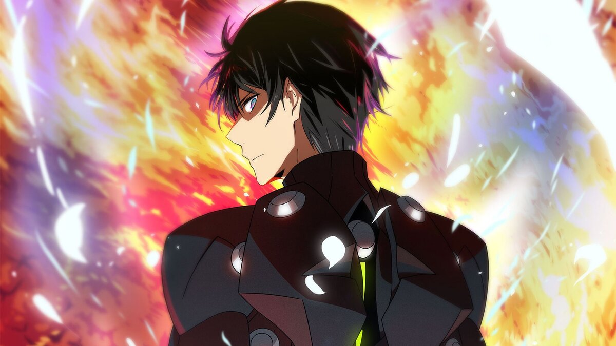 Персонаж аниме "Непутёвый ученик в школе магии" Шиба Тацуя.