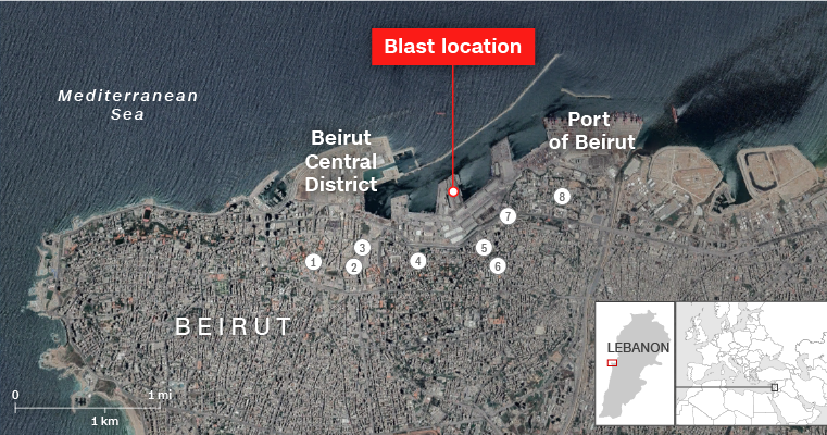 Карты взрыва CNN и BBC