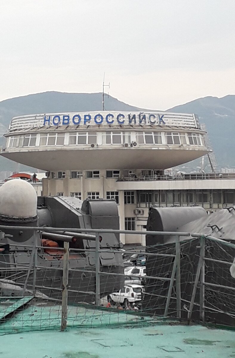 вид с палубы  музея