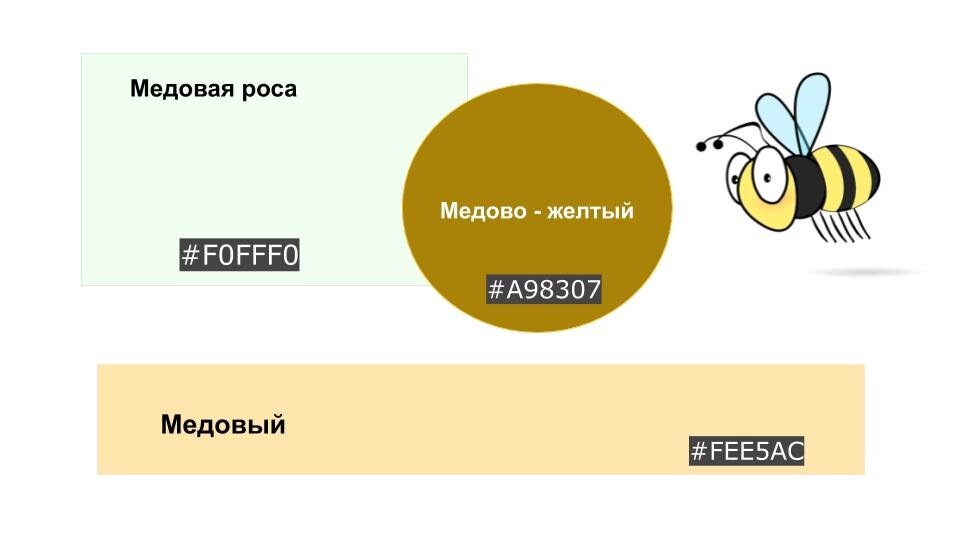 Модные оттенки.