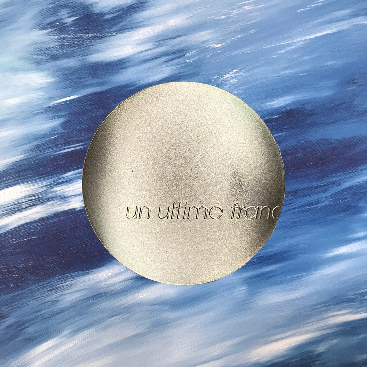 Последний франк. Франция, 2001. Серебро. Реверс: надпись «un ultime franc» (перевод с фр.«последний франк»).