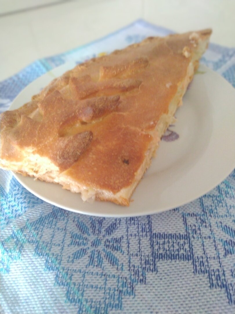 Рыбный пирог.