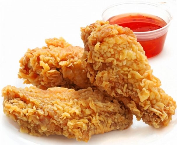 
🧾 Ингредиенты: 
🍗 Для маринада:
🍖Куриные крылья 1кг
🔅Масла растительное 20мл 💧Вода 100мл
🌶Паприка 2ст.л.
🌶Острый перец 1ч.л.
🧂Соль 1ст.л.
🥄Сахар 1ст.л.
🥡Горчица 1ч.л.
🌶Острый красный перец 1ч.л.

🍗 Для панировки:
🌾Мука 2стакан
🌽Крахмал кукурузный 1стакан
🌶Паприка 2ст.л.
▪️Чёрный перец 1ст.л.
🧂Соль 1ст.л.
🥄Сахар 1ст.л.
🌶Острый перец 1ч.л.