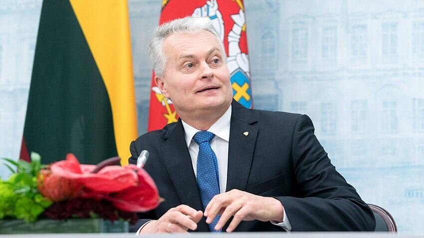  Президент Литвы Гитанас Науседа.
Фото: ren.tv