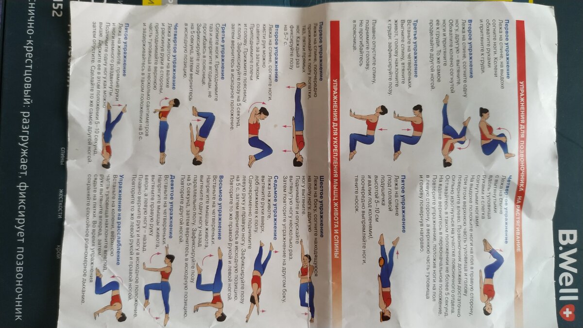 Упражнения которые прописал доктор. 