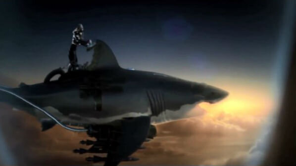 Кадр из фильма "Небесные акулы (2020)"