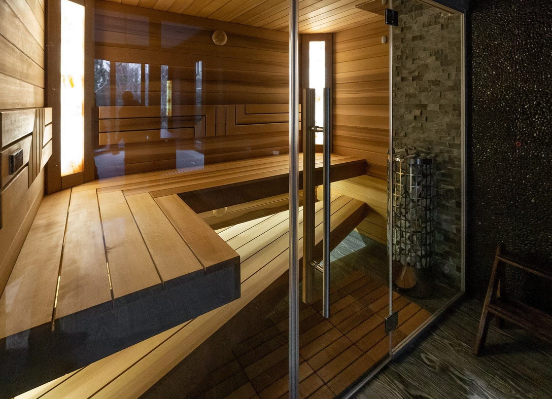 Баня с керамогранитом