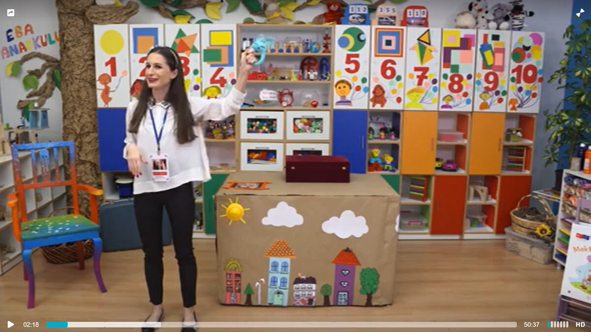 Фрагмент онлайн урока на канале ЕВА