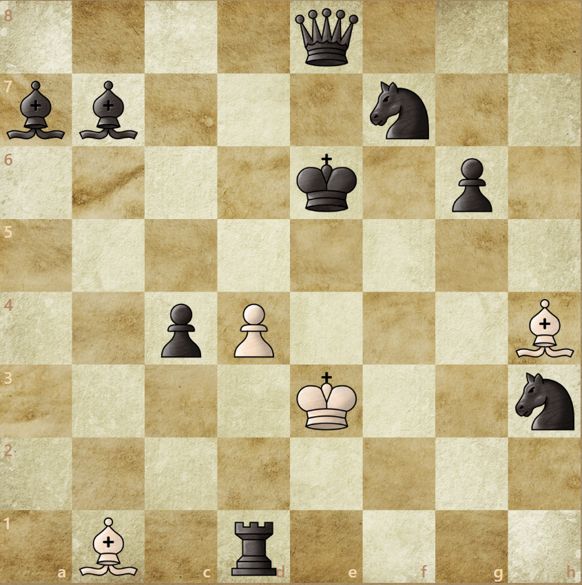 черные ставят мат в 1 ход