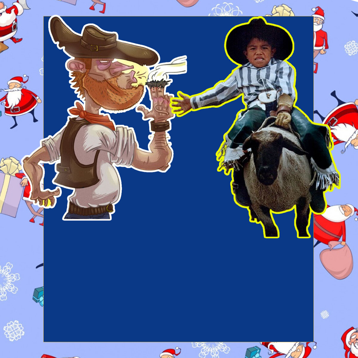 такие ковбои - картинка сделана автором канала.