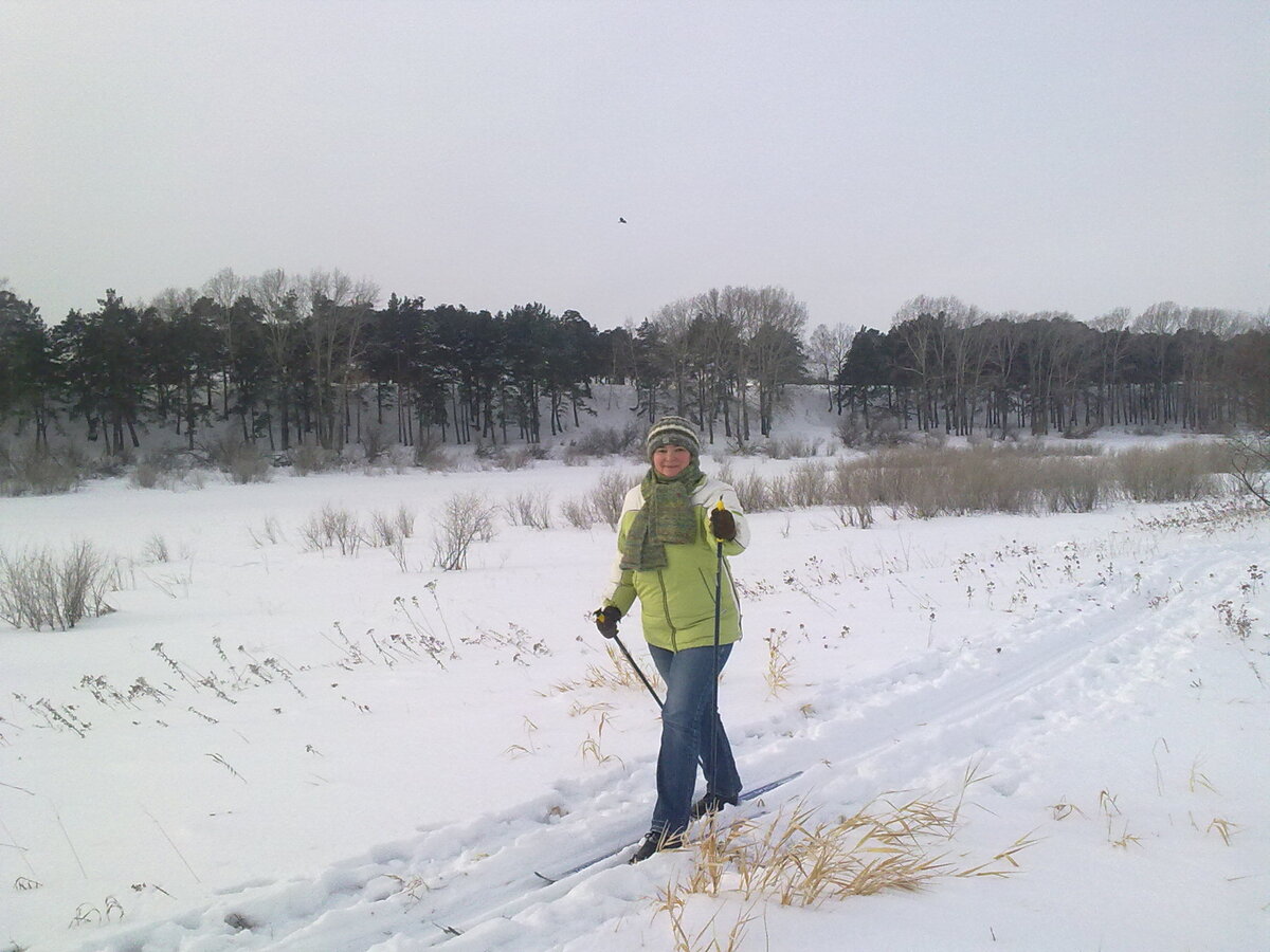 Люблю зиму за возможность кататься на лыжах