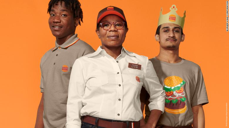 Новая униформа работников Burger King