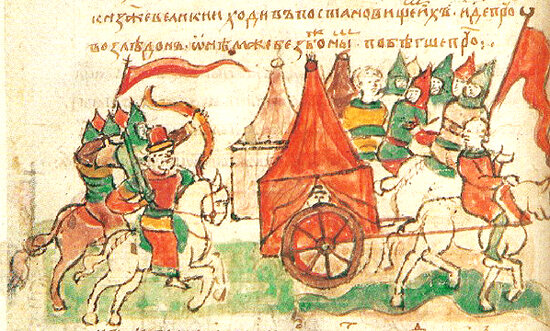 Гоним половцев подальше
