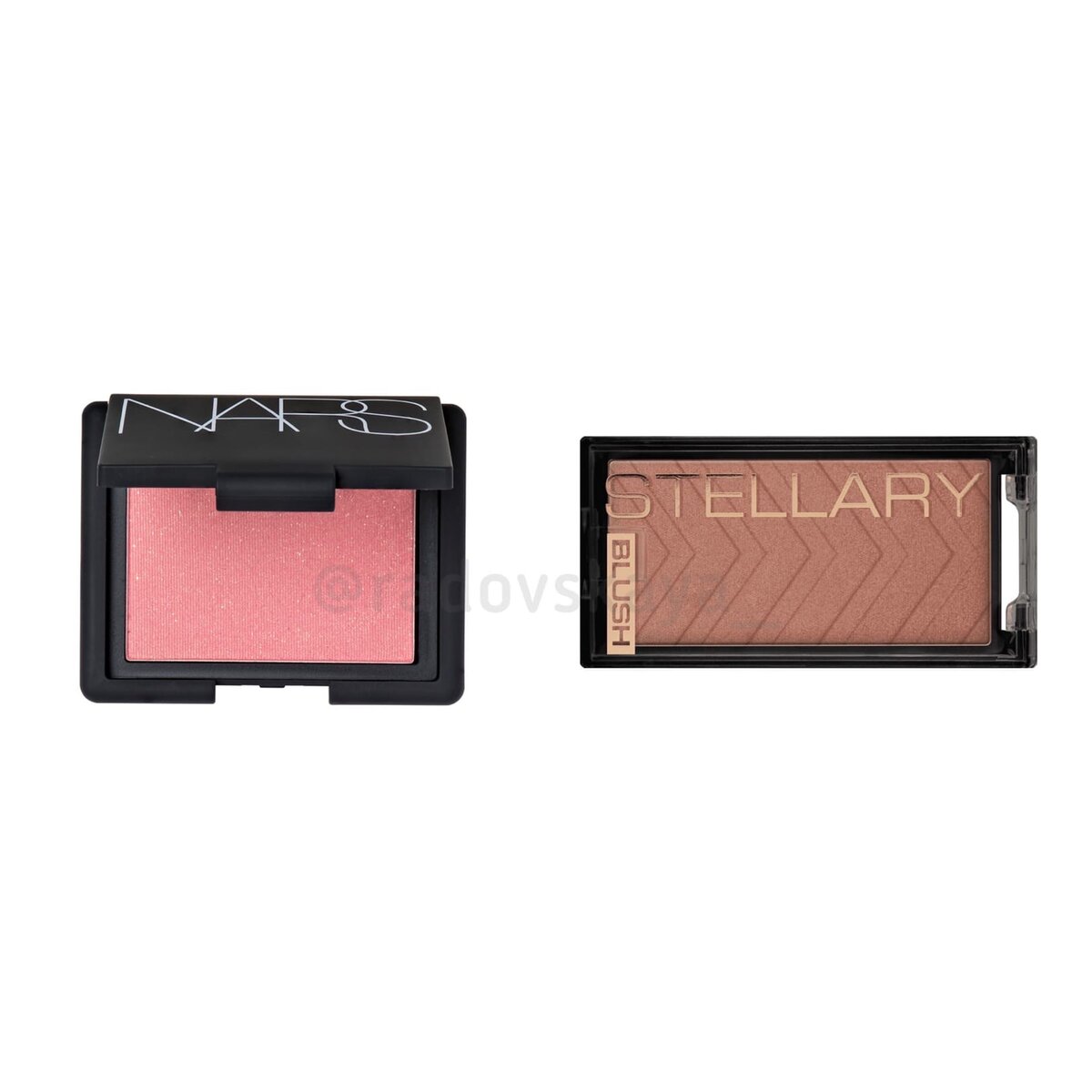 На фотографии оттенок румян stellary не тот, который нужно брать