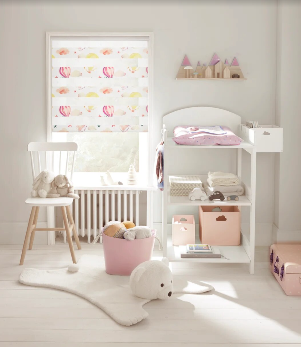 Рулонные шторы Зебра AMIGO для детской комнаты