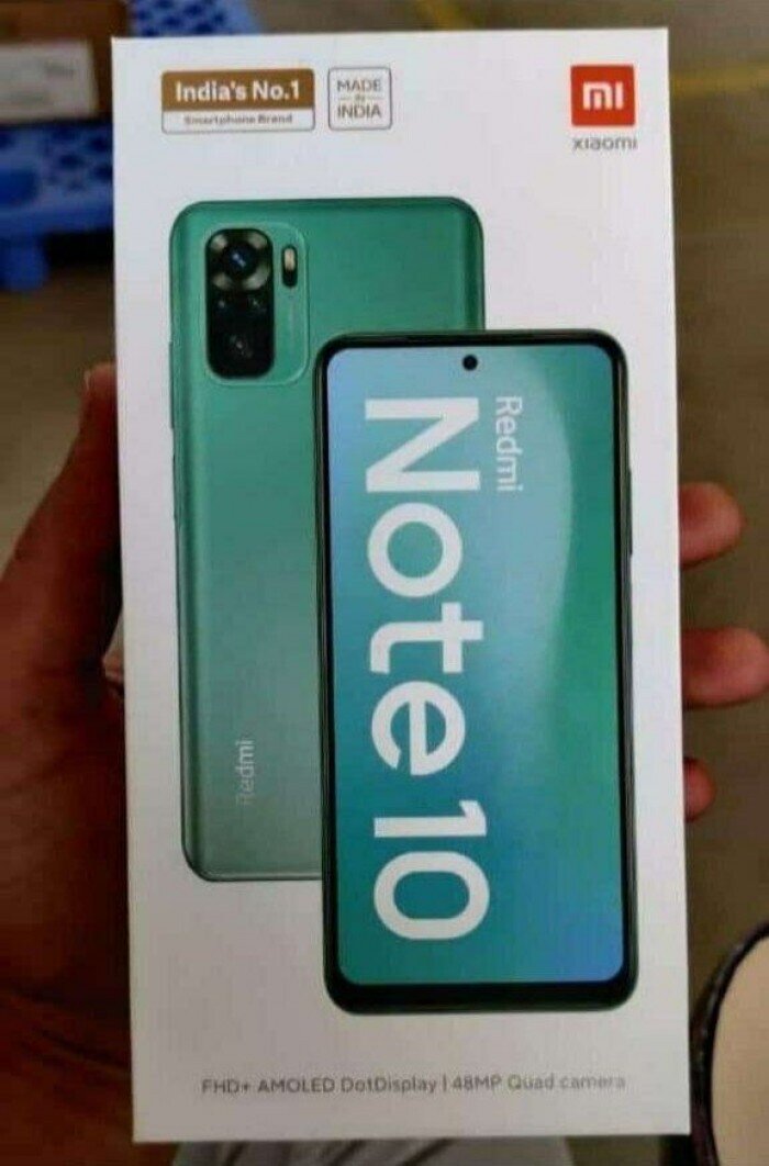 Дизайн Xiaomi Redmi Note 10