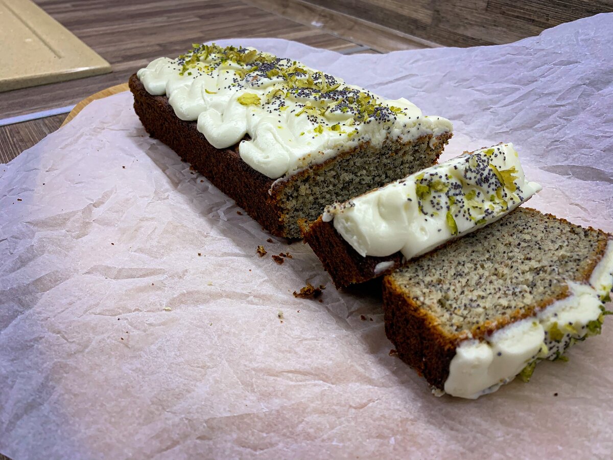 Банановый кекс с маком (Рецепт кекса в духовке) Простая домашняя выпечка |  Дневник Неплохой Хозяйки | Дзен