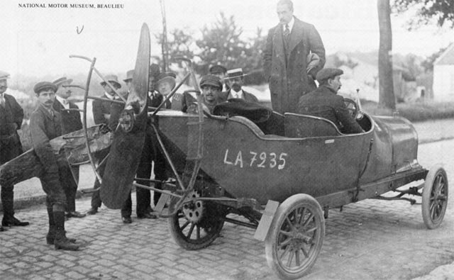 Аэромобиль Лессепса в варианте на колесах (photo: National Photo Museum, Beaulieu)