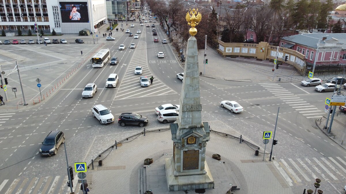 Краснодар. Начало пешеходной улицы Красной 