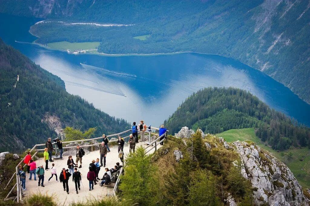 Архенканцель (нем. Archenkanzel).  Лучшая смотровая площадка на Кёнигсзее