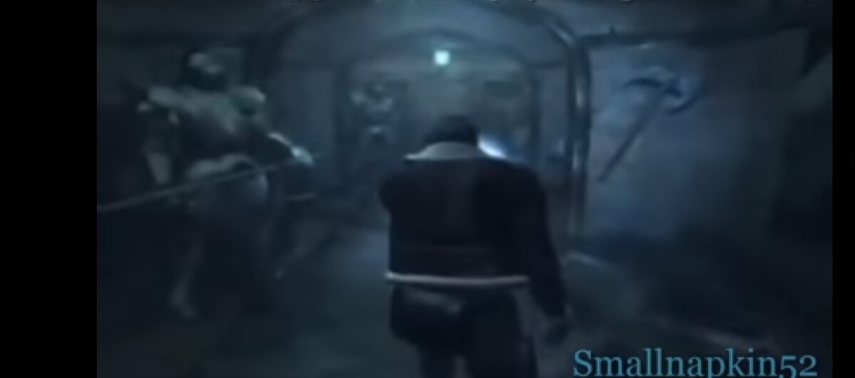 Кадр из бета версии игры Resident evil 4 