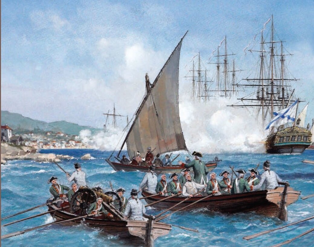 Эпизод русско-турецкой войны, 1773 год. Художник: Андрей Тронь