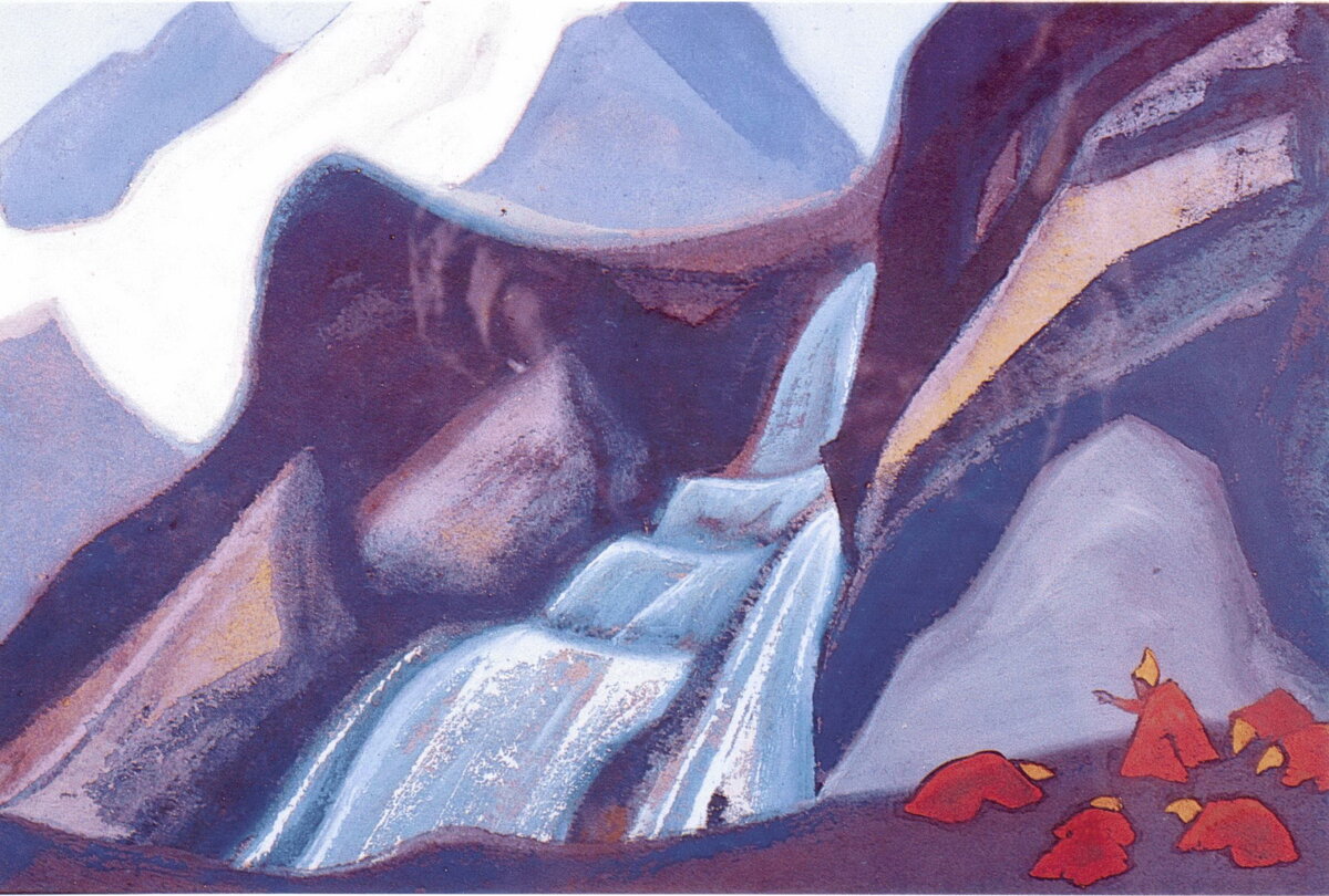Н.К. Рерих "Угадыватели кладов" (эскиз, 1943 г.)